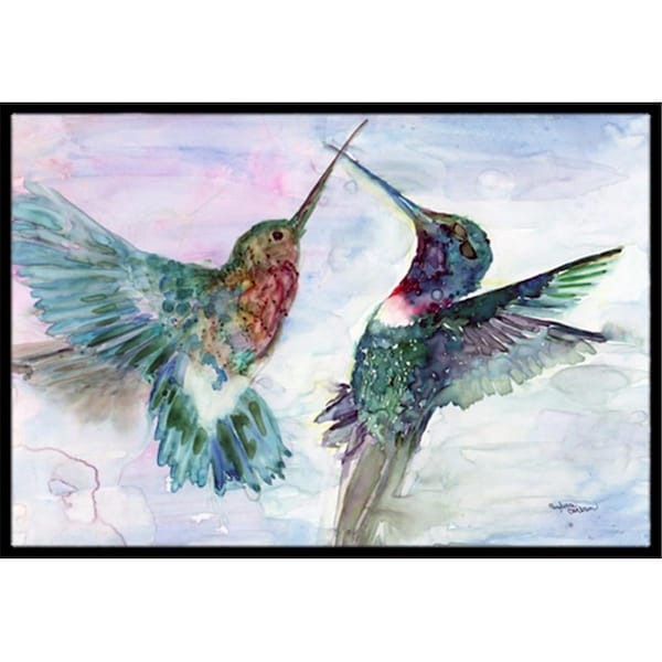 Carolines Treasures Hummingbird Combat Indoor or Outdoor Mat, 24 x 36 in. CA79125 - main
